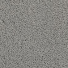 Drehsessel >CHRIS< drehbar, aufgebaut, weicher Bezugsstoff silver - 85x70x99 (BxHxT)