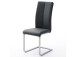 Esszimmerstuhl >Miafle III< (4er Set) in Schwarz aus Metall - 42x104x61 (BxHxT)