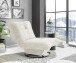 Drehsessel >MARANELLO< weicher Bezugsstoff in Ivory - 96x75x93 (BxHxT)