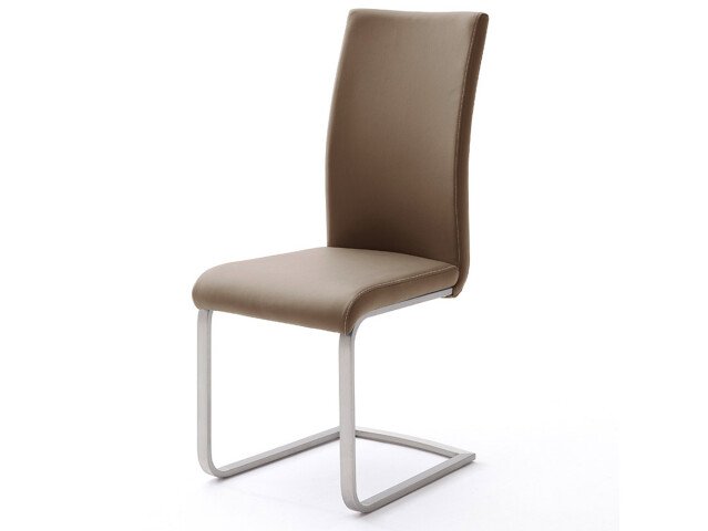 Esszimmerstuhl >Miafle II< (4er Set) in Cappuccino - 42x102x58 (BxHxT)