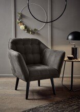 Loungesessel > MAX< Nosag-Federung, wasserabweisender Bezug espresso - 84x87x70 (BxHxT)