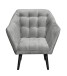 Loungesessel > MAX< Nosag-Federung, wasserabweisender Bezug grey - 84x87x70 (BxHxT)
