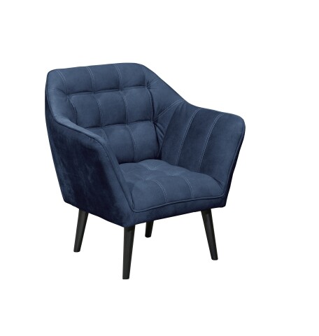 Loungesessel > MAX< Nosagfederung, wasserabweisender Bezug mondscheinblau - 84x87x70 BxHxT