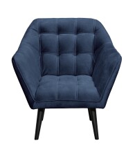 Loungesessel > MAX< Nosagfederung, wasserabweisender Bezug mondscheinblau - 84x87x70 BxHxT
