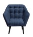 Loungesessel > MAX< Nosagfederung, wasserabweisender Bezug mondscheinblau - 84x87x70 BxHxT