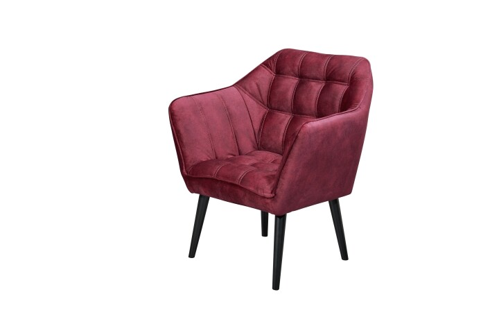 Loungesessel > MAX< Nosag-Federung, wasserabweisender Bezug burgund - 84x87x70 (BxHxT)