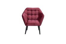 Loungesessel > MAX< Nosag-Federung, wasserabweisender Bezug burgund - 84x87x70 (BxHxT)