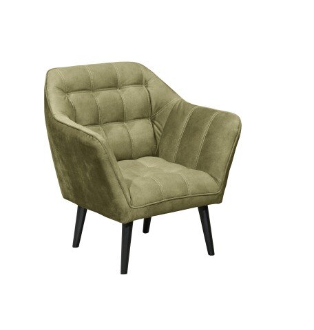 Loungesessel > MAX< Nosag-Federung, wasserabweisender Bezug olive - 84x87x70 (BxHxT)