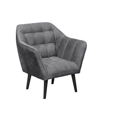 Loungesessel > MAX< Nosag-Federung, wasserabweisender Bezug anthrazit - 84x87x70 (BxHxT)