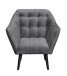 Loungesessel > MAX< Nosag-Federung, wasserabweisender Bezug anthrazit - 84x87x70 (BxHxT)