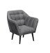Loungesessel > MAX< Nosag-Federung, wasserabweisender Bezug anthrazit - 84x87x70 (BxHxT)