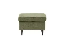 Fußhocker >OSKAR< in olive, Stoffbezug,...