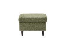 Fußhocker >OSKAR< in olive, Stoffbezug,...