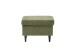 Fußhocker >OSKAR< in olive, Stoffbezug, weich, 100% Polyester - 63x43x42 (BxHxT)