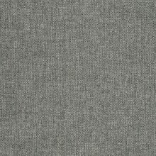Fußhocker >OSKAR< in grey, Stoffbezug, weich, 100% Polyester - 63x43x42 (BxHxT)