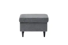 Fußhocker >OSKAR< in anthrazit - 63x43x42...