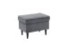 Fußhocker >OSKAR< in anthrazit - 63x43x42 (BxHxT)
