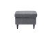 Fußhocker >OSKAR< in anthrazit - 63x43x42 (BxHxT)