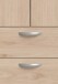 Drehtürenschrank >Daily 12< 3 Türen, 2 Schubladen, in Eiche Dekor - 120x185x51cm (BxHxT)