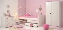 Jugendzimmer-Set >Smoozy 21< (4-teilig), Bett,...