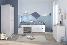 Jugendzimmer-Set >Smoozy 21< (4-teilig), Bett,...