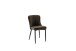 Esszimmerstuhl >ABOSHI< (4er Set) Taschenfederkern, Bezug Anthrazit - 46x85x58 (BxHxT)