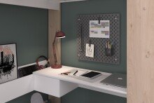 Hochbett >Shelter 11< in Eiche / Weiss -...