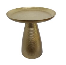 Beistelltisch >1183< in Gold, Metall - 49x45cm (HxD)