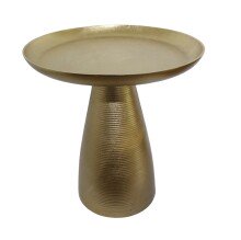 Beistelltisch >1183< in Gold, Metall - 49x45cm (HxD)