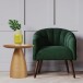 Beistelltisch >1183< in Gold, Metall - 49x45cm (HxD)
