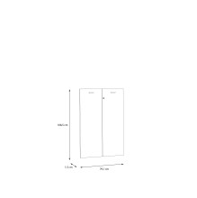 Türfront >GOLDSBORO< in Artisan Eiche - 79,1x108,5x1,5cm (BxHxT)