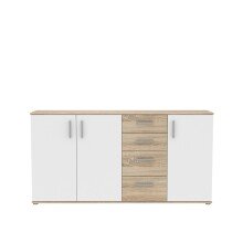 Sideboard >IKOLI< 3 Türen, 4 Schübe,...