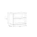 Nachtkonsole >ILOPPA< 1 Fach, 1 Schub, Schnee Eiche / Nelson Eiche - 55,4x45x34,4cm (BxHxT)