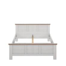 Bettgestell >ILOPPA< innen 180x200cm, Schnee Eiche / Nelson Eiche 193x95,2x210,4cm (B/H/T)