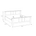 Bettgestell >ILOPPA< innen 180x200cm, Schnee Eiche / Nelson Eiche 193x95,2x210,4cm (B/H/T)