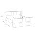 Bettgestell >ILOPPA< innen 180x200cm, Schnee Eiche / Nelson Eiche 193x95,2x210,4cm (B/H/T)