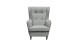 Ohrensessel >OSKAR< (Sessel und Hocker) in grey - 78x102x98 (BxHxT)