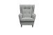 Ohrensessel >OSKAR< (Sessel und Hocker) in grey - 78x102x98 (BxHxT)
