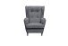 Ohrensessel >OSKAR< (Sessel und Hocker) in anthrazit - 78x102x98 (BxHxT)