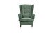 Ohrensessel >OSKAR< (Sessel und Hocker) in winter moss - 78x102x98 (BxHxT)