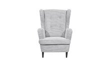 Ohrensessel >OSKAR< (Sessel und Hocker) in dove - 78x102x98 (BxHxT)