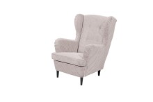 Ohrensessel >OSKAR< (Sessel und Hocker) in Flamingo - 78x102x98 (BxHxT)