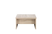 Couchtisch >BELEMIR< ausklappbar bis 160cm, Sonoma Eiche Dekor -  80/160x47/74x80cm (B/H/T)