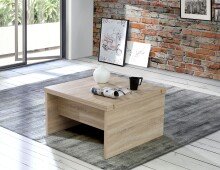 Couchtisch >BELEMIR< ausklappbar bis 160cm, Sonoma Eiche Dekor -  80/160x47/74x80cm (B/H/T)