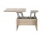 Couchtisch >BELEMIR< ausklappbar bis 160cm, Sonoma Eiche Dekor -  80/160x47/74x80cm (B/H/T)