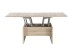 Couchtisch >BELEMIR< ausklappbar bis 160cm, Sonoma Eiche Dekor -  80/160x47/74x80cm (B/H/T)