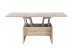 Couchtisch >BELEMIR< ausklappbar bis 160cm, Sonoma Eiche Dekor -  80/160x47/74x80cm (B/H/T)