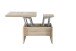 Couchtisch >BELEMIR< ausklappbar bis 160cm, Sonoma Eiche Dekor -  80/160x47/74x80cm (B/H/T)