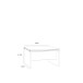 Couchtisch >BELEMIR< ausklappbar bis 160cm, Artisan Eiche Dekor -  80/160x47/74x80cm B/H/T
