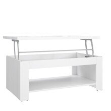 Couchtisch >Duro< aufklappbar 76,3cm, weiss...